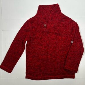 Jumping Beans Boy’s Red Knit High Collar Sweater Size 5T